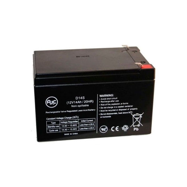 Battery Clerk AJC Enersys SBS15 12V 14Ah Sealed Lead Acid Battery ENERSYS-SBS15 - main